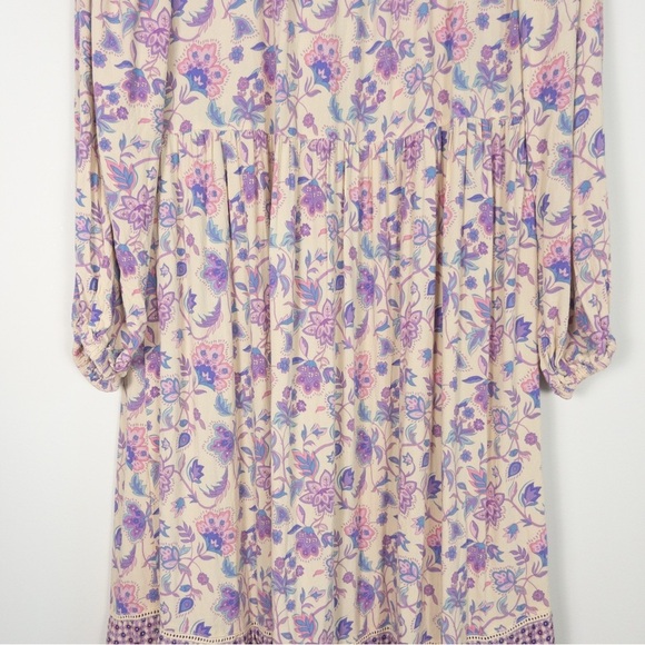 Spell & The Gypsy Portobello Road Lavender Floral Maxi Dress - Picture 12 of 13